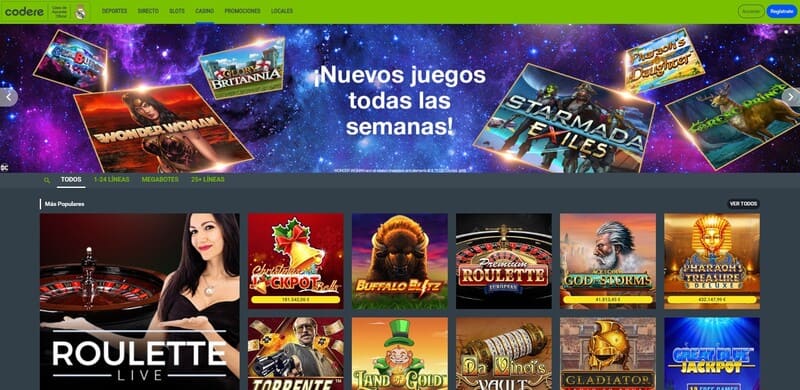 codere casino online colombia